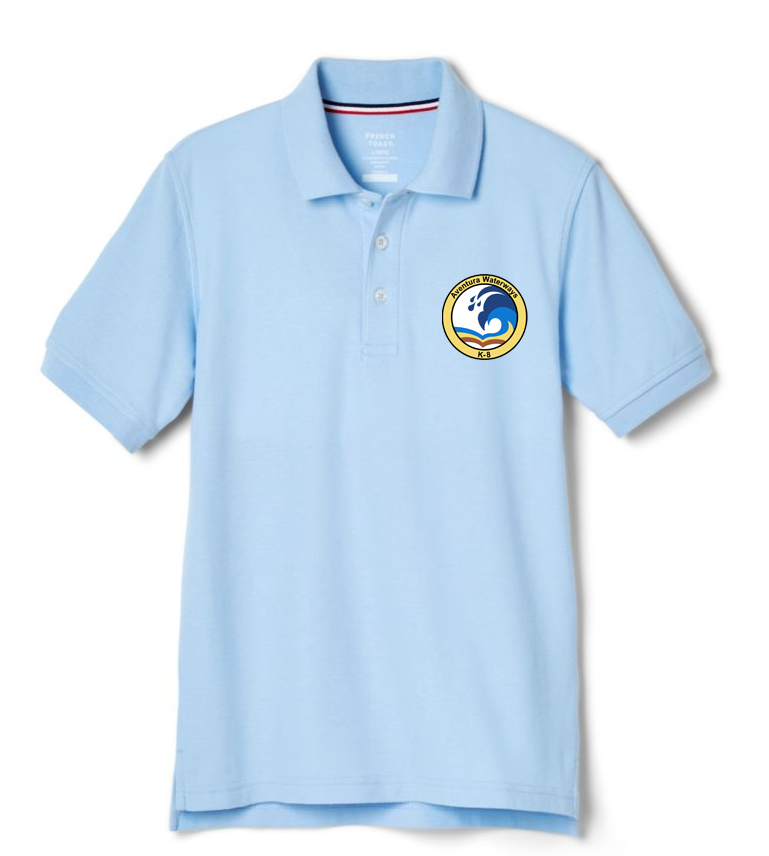 LIGHT BLUE BOYS POLOS