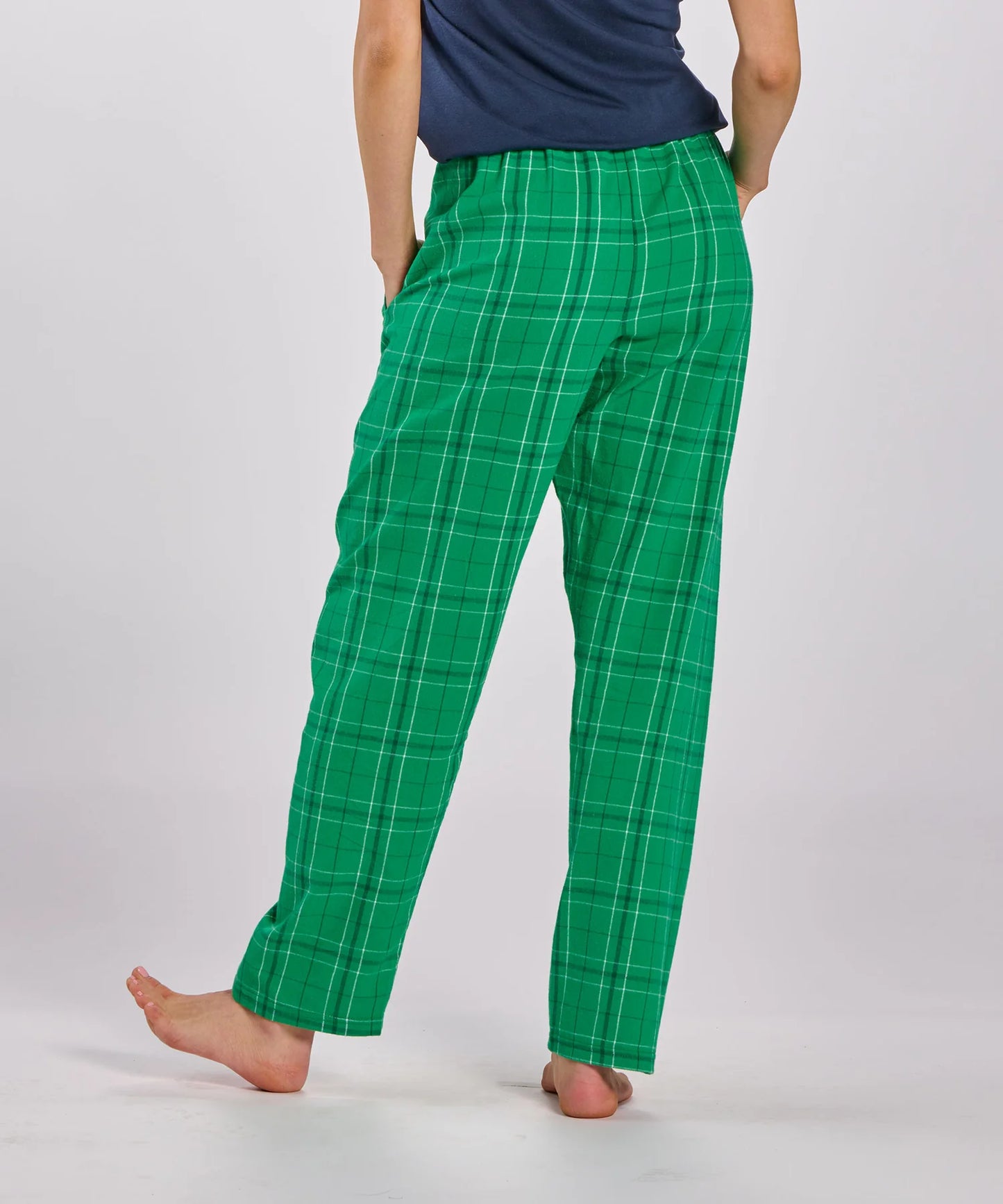 Flannel Pants in Kelly Field Day
