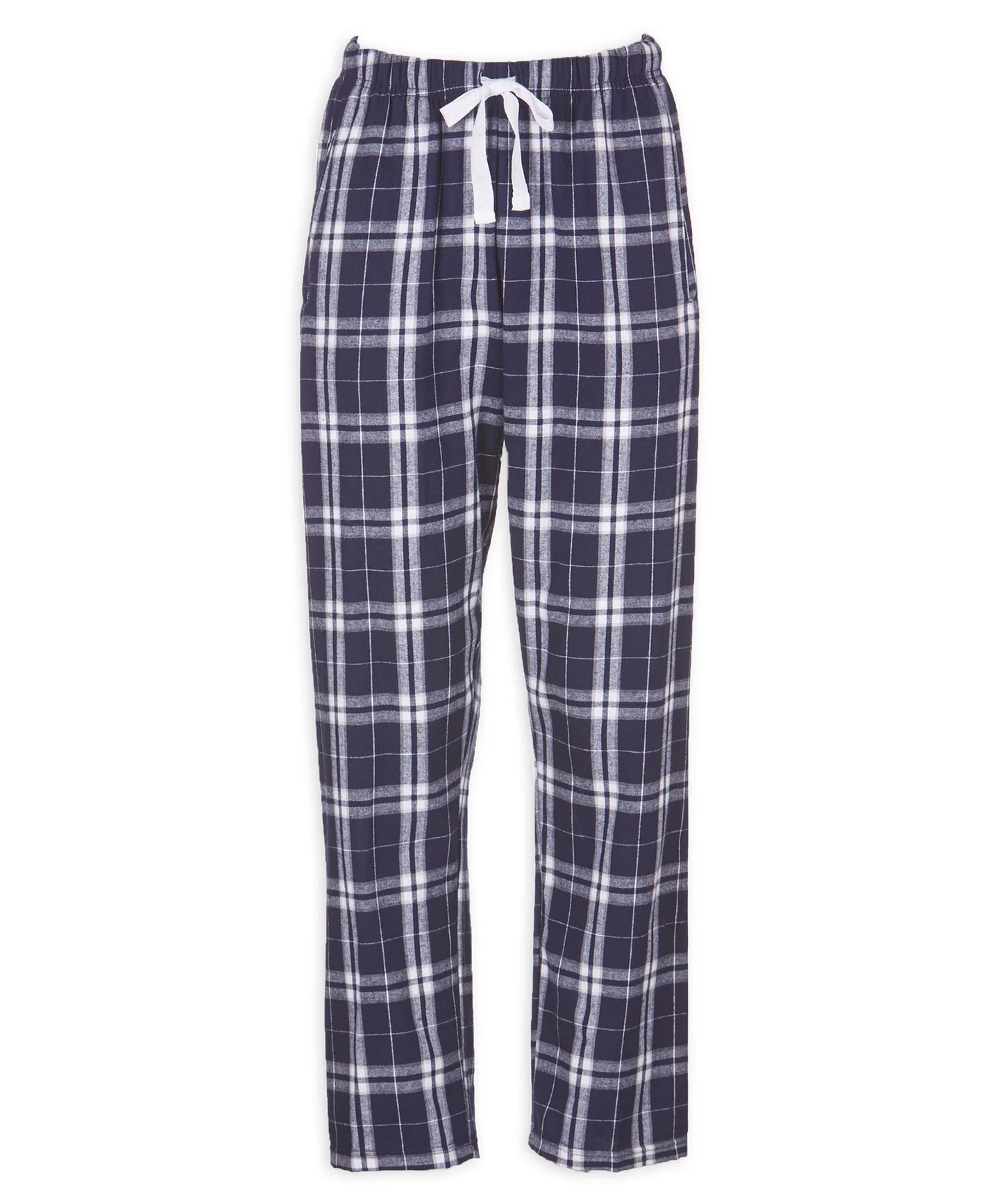Flannel Pants in Navy / Silver