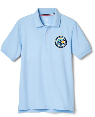 David Lawrence Jr K-5 Polo in Baby Blue