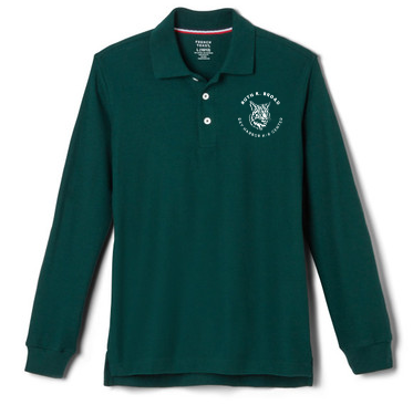 LONG SLEEVE GREEN POLOS