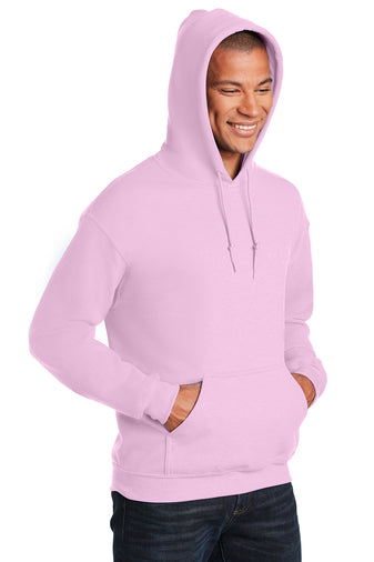 Gildan Unisex Heavy Blend Hoodie in Light Pink