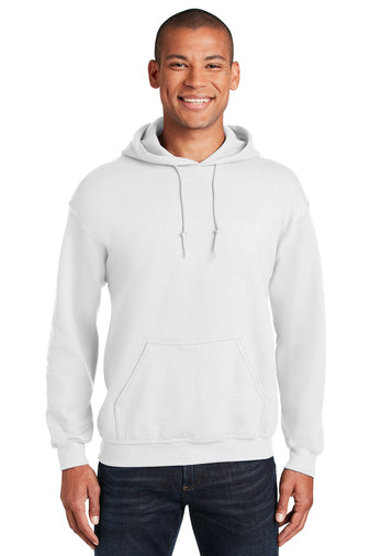 Gildan Unisex Heavy Blend Hoodie in White
