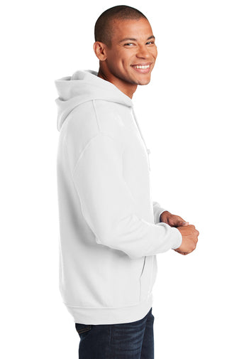 Gildan Unisex Heavy Blend Hoodie in White