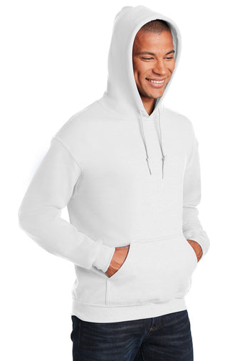 Gildan Unisex Heavy Blend Hoodie in White