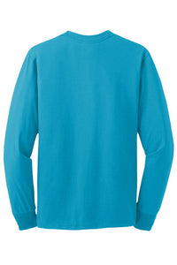 Jerzees Unisex long sleeve T Shirt in Carolina Blue