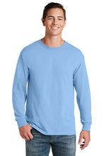 Load image into Gallery viewer, Jerzees Unisex long sleeve T Shirt in Light Blue