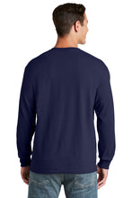 Load image into Gallery viewer, Jerzees Unisex long sleeve T Shirt in Navy