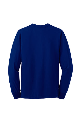 Jerzees Unisex long sleeve T Shirt in Royal Blue