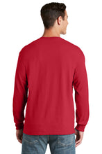 Load image into Gallery viewer, Jerzees Unisex long sleeve T Shirt in Red