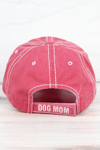 Load image into Gallery viewer, World&#39;s Best Dog Mom Distressed Cap in Salmon