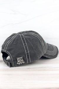 Hot Mess Express embroidered Cap in Black