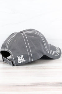 Hot Mess Express embroidered Cap in Grey
