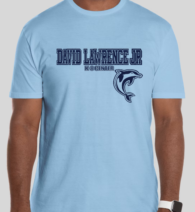 David Lawrence Jr Youth Girls / Boys T Shirt In Baby Blue