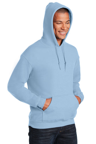 Gildan Unisex Heavy Blend Hoodie in Light Blue