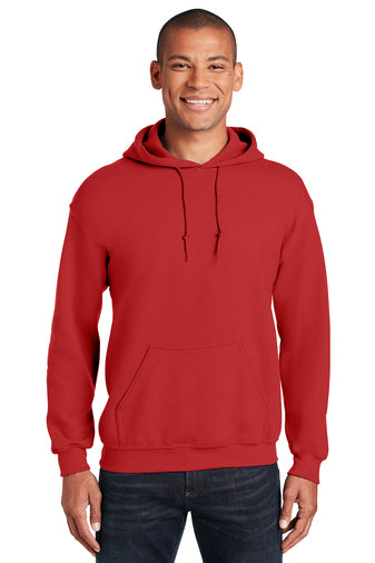 Gildan Unisex Heavy Blend Hoodie in Red