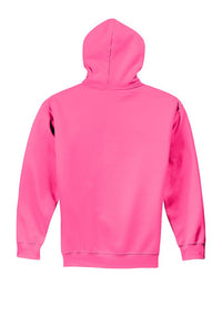 Gildan Unisex Heavy Blend Hoodie in Safety Pink