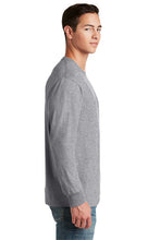 Load image into Gallery viewer, Jerzees Unisex long sleeve T Shirt in Athletic Grey