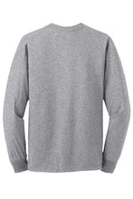 Load image into Gallery viewer, Jerzees Unisex long sleeve T Shirt in Athletic Grey