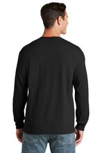 Load image into Gallery viewer, Jerzees Unisex long sleeve T Shirt in Black