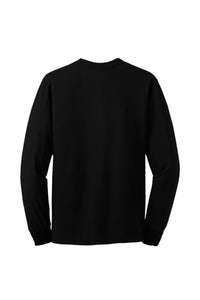 Jerzees Unisex long sleeve T Shirt in Black