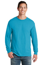 Load image into Gallery viewer, Jerzees Unisex long sleeve T Shirt in Carolina Blue