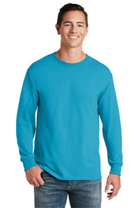 Jerzees Unisex long sleeve T Shirt in Carolina Blue