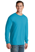 Load image into Gallery viewer, Jerzees Unisex long sleeve T Shirt in Carolina Blue