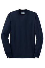 Load image into Gallery viewer, Jerzees Unisex long sleeve T Shirt in Navy