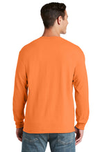 Load image into Gallery viewer, Jerzees Unisex long sleeve T Shirt in Safety Orange