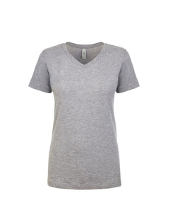 Next Level Ideal V Neck T Shirt in Navy