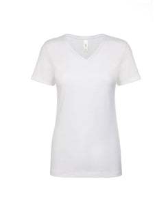 Next Level Ideal V Neck T Shirt in Mint