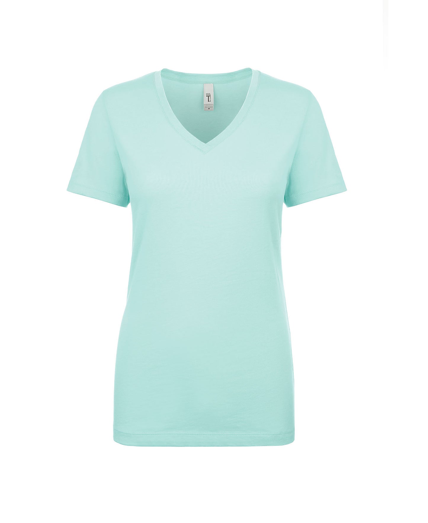 Next Level Ideal V Neck T Shirt in Warm Grey