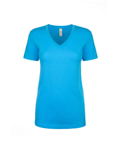 Next Level Ideal V Neck T Shirt in Mint