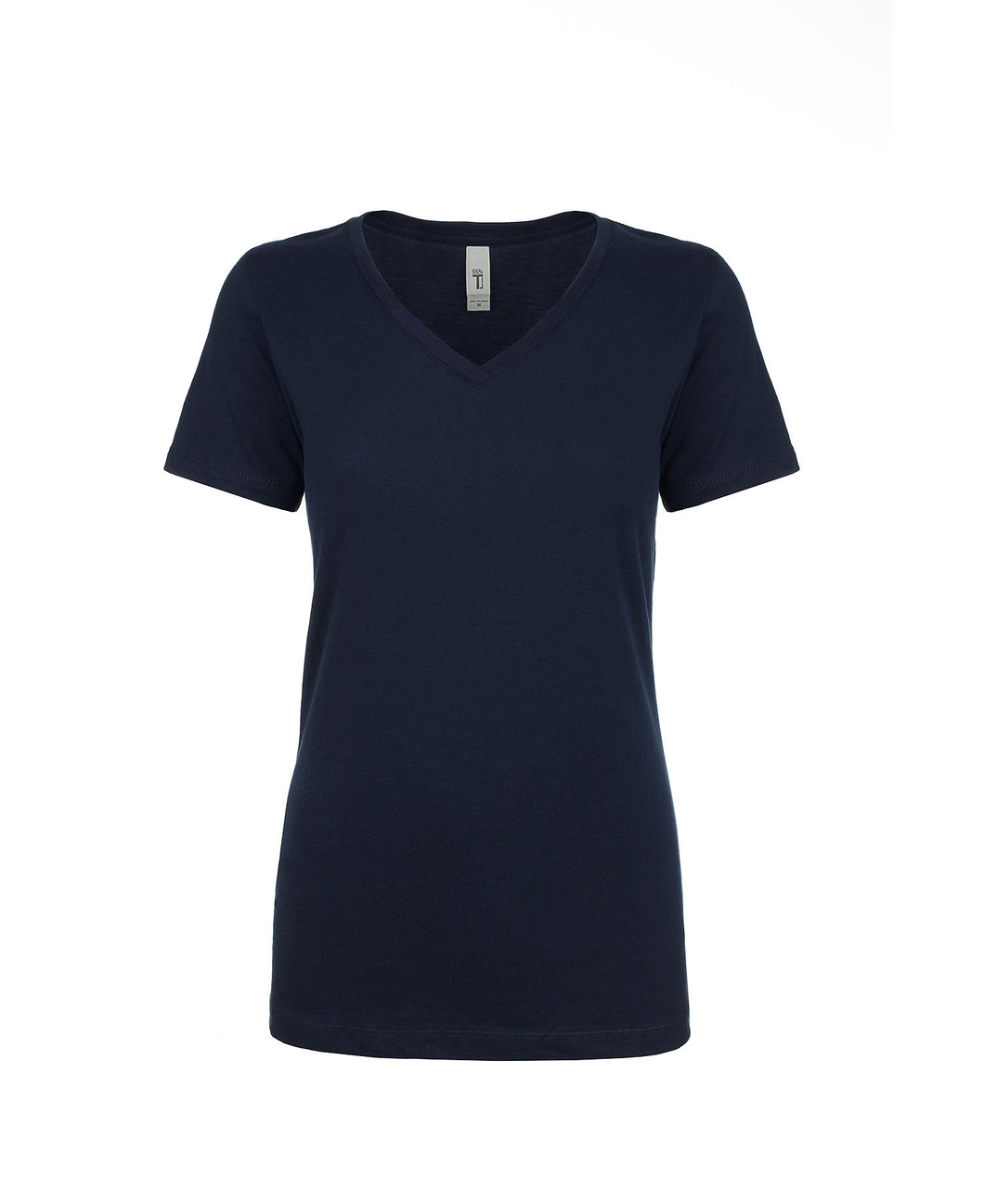 Next Level Ideal V Neck T Shirt in Navy