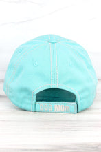 Load image into Gallery viewer, World&#39;s Best Dog Mom Distressed Cap in Mint