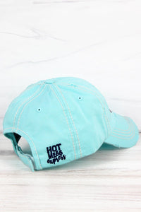 Hot Mess Express embroidered Cap in Mint