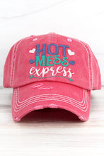 Load image into Gallery viewer, Hot Mess Express embroidered Cap in Salmon