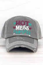 Load image into Gallery viewer, Hot Mess Express embroidered Cap in Grey