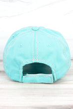 Load image into Gallery viewer, Good Vibes Only embroidered Cap in Mint